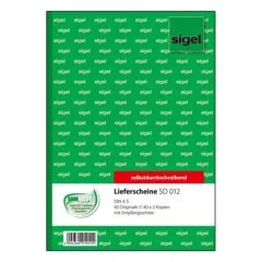 SIGEL Lieferschein mit Empfangsschein Formularbuch SD012