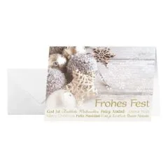 SIGEL Weihnachtskarten Christmas Feeling DS034 DIN A6, 25 St.
