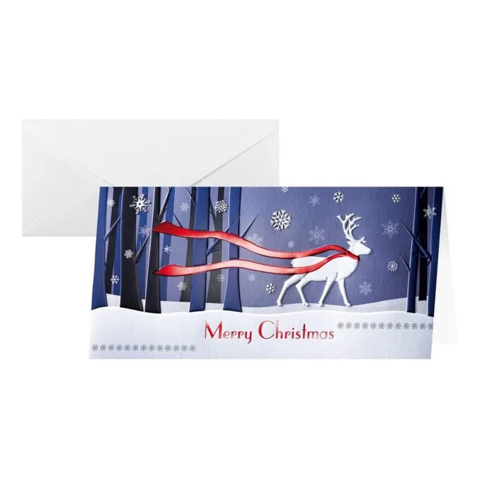 SIGEL Weihnachtskarten Winter's Eve DS017 DIN lang, 10 St. — image 1