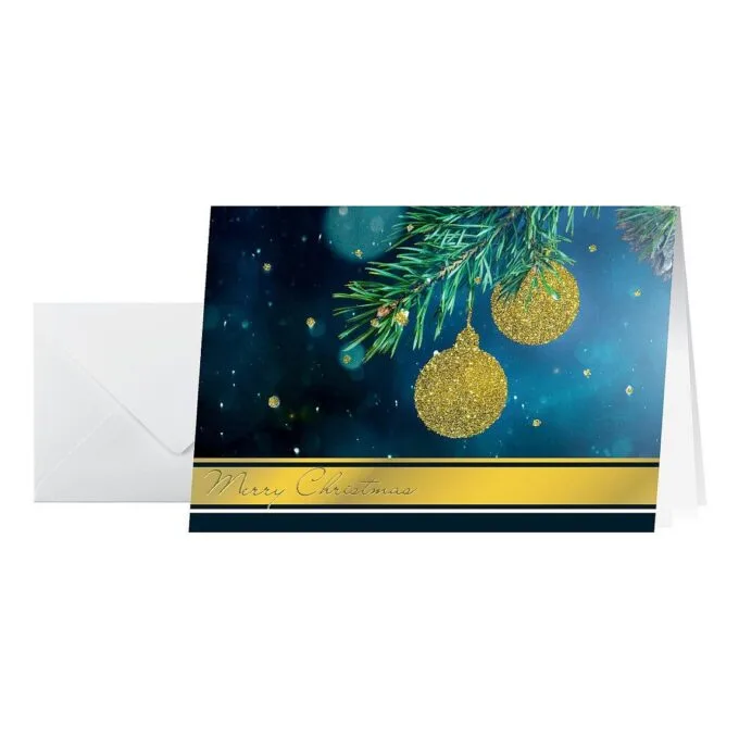 SIGEL Weihnachtskarten Golden Glitter DS065 DIN A6, 10 St. — image 2