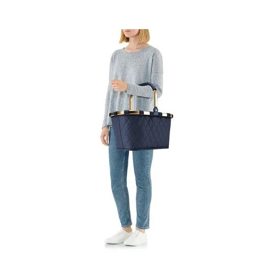 Reisenthel Carrybag rhombus midnight gold — image 7