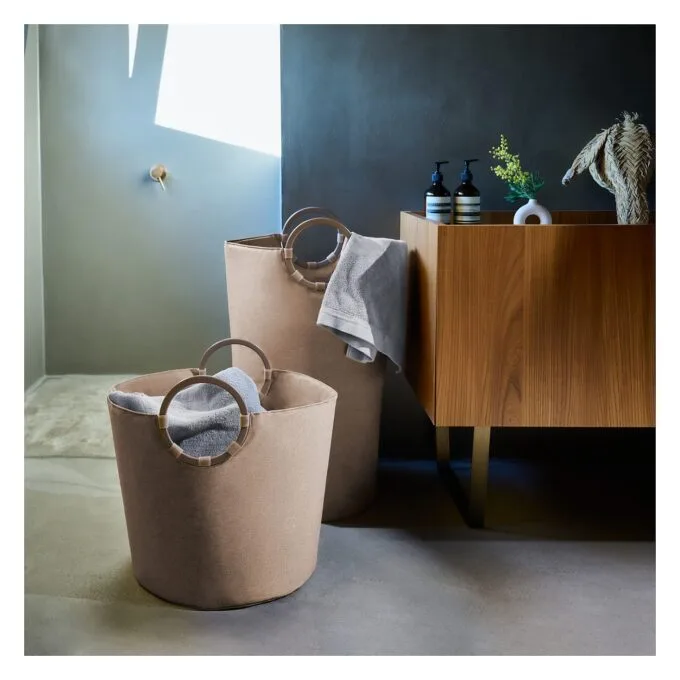 reisenthel® Wäschekorb loophome S, hellbraun — image 3