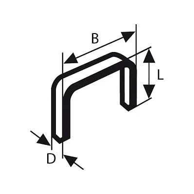 BOSCH Tackerklammern Typ 53 — image 1