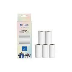 G&G Thermopapier 5 Stück 57 x 30 mm 6,6 m Länge