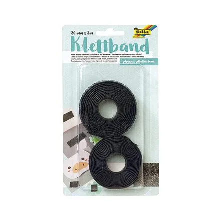 folia Klettband schwarz — image 1