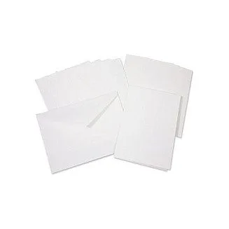 folia Klappkarten, 5 Karten, weiß — image 1