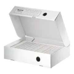 LEITZ Infinity Archivboxen 25,5 x 33,0 x 8,0 cm weiß