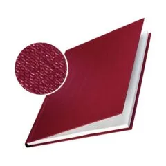 LEITZ Buchbindemappen bordeaux für 71-105 Blatt DIN A4