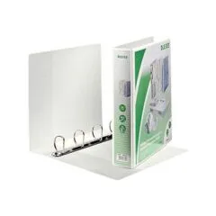 LEITZ Präsentationsringbücher 4-Ringe DIN A4 6.3 cm weiß