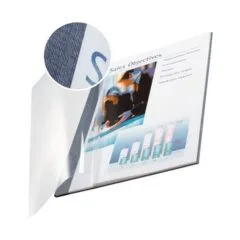 LEITZ Buchbindemappen blau für 106-140 Blatt DIN A4