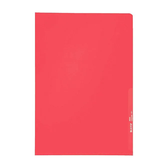 LEITZ Sichthüllen DIN A4 rot — image 1