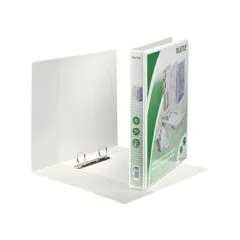LEITZ Präsentationsringbücher 2-Ringe DIN A4 4.4 cm weiß