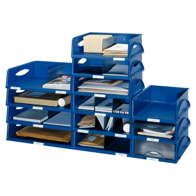 LEITZ Briefablage Sorty A4 quer DIN A4 blau — image 13