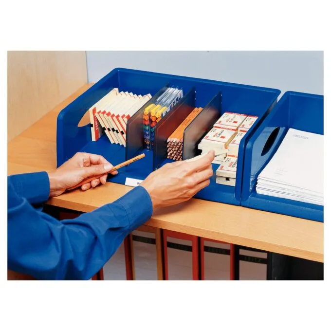 LEITZ Briefablage Sorty A4 quer DIN A4 blau — image 7