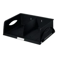LEITZ Briefablage Sorty A4 quer DIN A4 schwarz