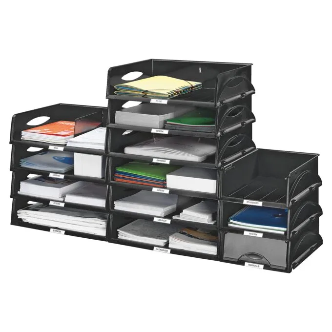 LEITZ Briefablage Sorty A4 quer DIN A4 schwarz — image 11
