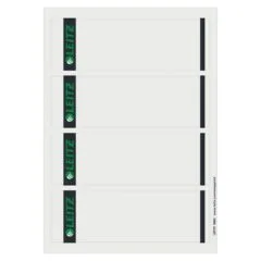 LEITZ Ordneretiketten für 8 cm Rückenbreite 61,5 x 192,0 mm
