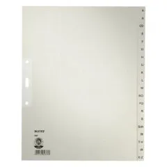 LEITZ Ordnerregister Vollformat, Überbreite A-Z DIN A4