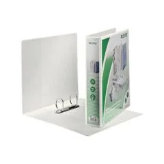 LEITZ Präsentationsringbücher 2-Ringe DIN A4 6.3 cm weiß