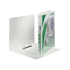LEITZ Präsentationsringbücher 2-Ringe DIN A4 3.7 cm weiß