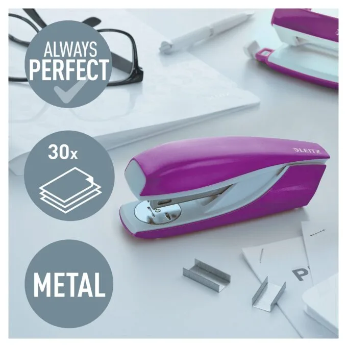 LEITZ Heftgerät NeXXt 5502 WOW violett-metallic — image 2