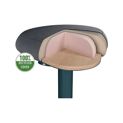 LEITZ Ergo Active Sitzhocker mit Komfortsitz, dunkelgrau — image 4