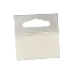 Eurolochaufhänger 5.8 cm x 5.8 cm transparent