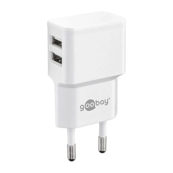Goobay USB-C Dual Ladeset 2,4 A (wei) — image 2