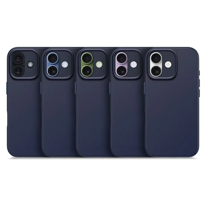 Decoded AntiMicrobial Silicone Backcover iPhone 17 True Navy — image 9