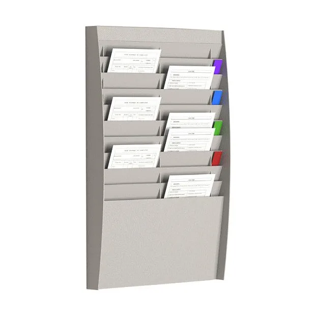 PAPERFLOW Sortiertafel DIN A4 20-Fach schwarz — image 1