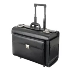 Alassio Pilotenkoffer SILVANA schwarz bis 43,2 cm (17 Zoll)