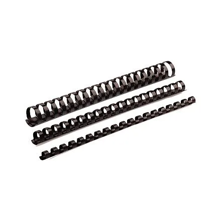 Fellowes Plastikbinderücken 10mm schwarz 100PK — image 1