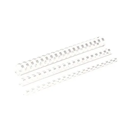 Fellowes Plastikbinderücken 12mm weiß 100PK — image 1