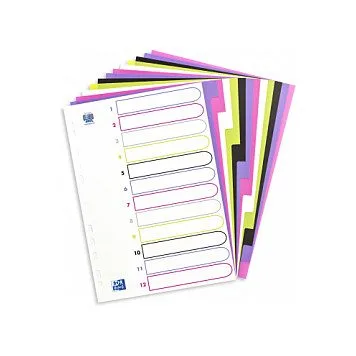 OXFORD Ordnerregister Vollformat blanko DIN A4 — image 1