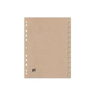 OXFORD Ordnerregister Vollformat blanko DIN A4 — image 1