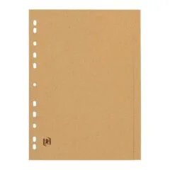 OXFORD Ordnerregister Vollformat blanko DIN A4