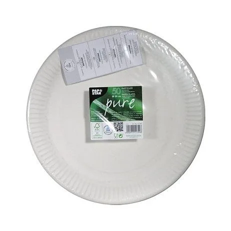 PAPSTAR pure Pappteller weiß — image 3