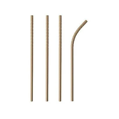 PAPSTAR Strohhalme pure flexibel braun — image 1