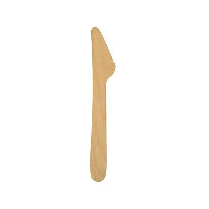 PAPSTAR Einweg-Messer pure braun — image 1