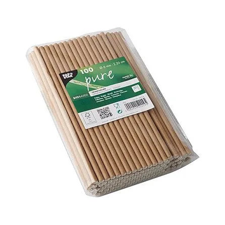 PAPSTAR Strohhalme pure braun — image 2