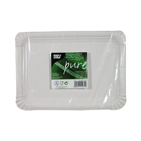 PAPSTAR pure Pappteller weiß — image 3