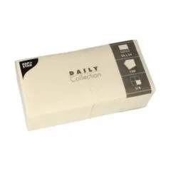 PAPSTAR Servietten 24,0 x 24,0 cm 2-lagig champagner