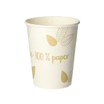 PAPSTAR pure ZERO Einweg-Trinkbecher 8 cm 0,2 l creme — image 1