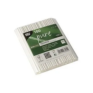 PAPSTAR Einweg-Rührstäbchen weiß Papier — image 2