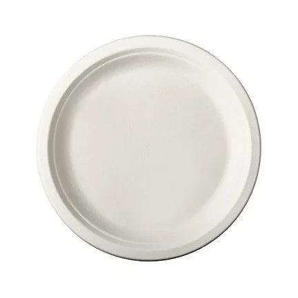 PAPSTAR pure Zuckerrohr-Teller weiß — image 1