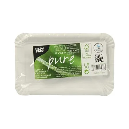 PAPSTAR pure Pappteller weiß — image 3