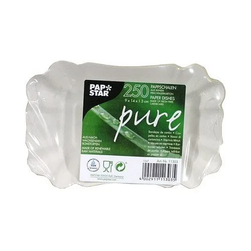 PAPSTAR pure Pappschalen weiß — image 2