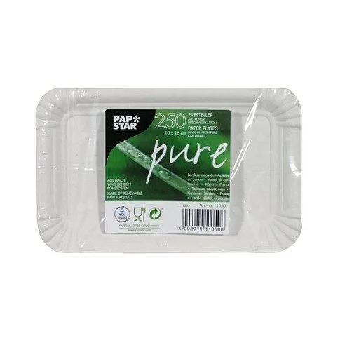 PAPSTAR pure Pappteller weiß — image 3
