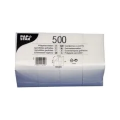 PAPSTAR Servietten 33,0 x 33,0 cm 1-lagig weiß