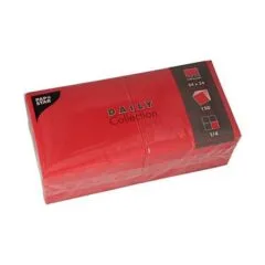 PAPSTAR Servietten 24,0 x 24,0 cm 2-lagig rot